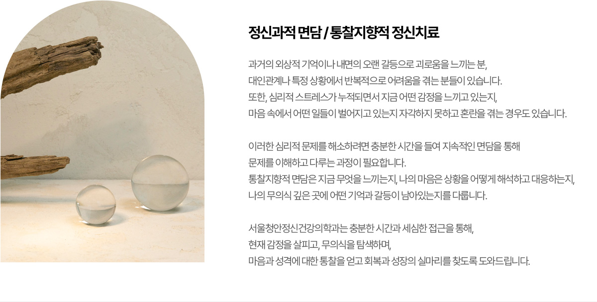 정신과적 면담/통찰지향적 정신치료