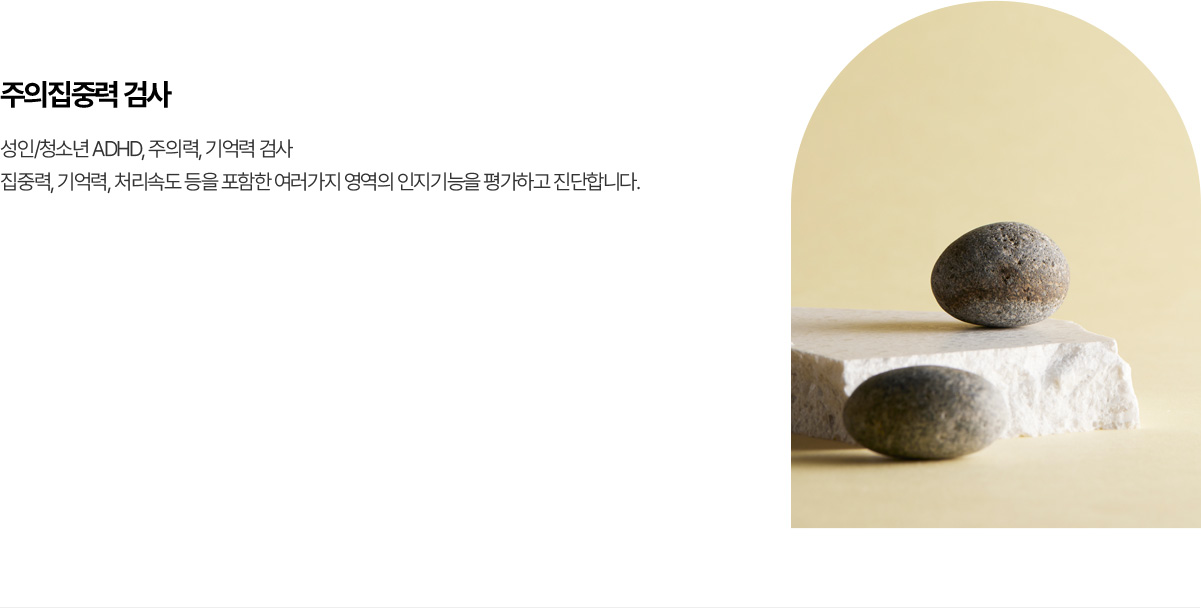 주의집중력 검사